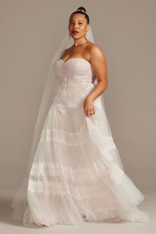 david’s bridal plus size wedding dresses